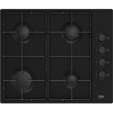 Газовая варочная панель Beko HIGG 64123 SB, независимая, черный
