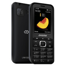 Сотовый телефон Digma LINX B241, черный