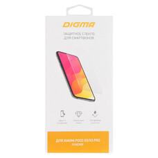 Защитное стекло для экрана DIGMA для Xiaomi Poco X3/X3 Pro прозрачная, 1 шт [dgg1xpx3aa]