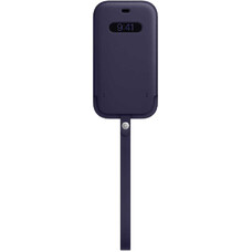 Чехол (футляр) Apple Leather Sleeve with MagSafe, для Apple iPhone 12 Pro Max, темно-фиолетовый [mk0a3ze/a]