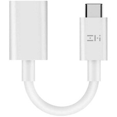 Переходник Xiaomi ZMI AL71A, USB Type-C (m) - Jack 3.5 (f), 0.3м, белый [al71a white]