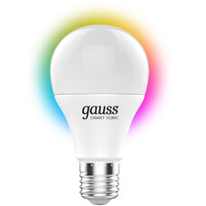 Умная лампа GAUSS Smart Home E27 RGB 8.5Вт 806lm Wi-Fi [1170112]