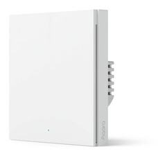 Умный выключатель AQARA Smart Wall Switch H1 EU, одноклавишный, белый [ws-euk01]