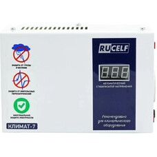 Стабилизатор напряжения Rucelf Климат-7 1кВА однофазный белый