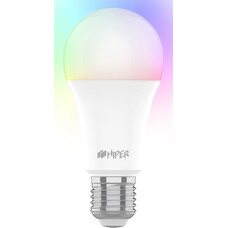 Умная лампа HIPER Iot A60 RGB E27 RGB 10Вт 1020lm Wi-Fi (1шт)