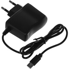 Сетевое зарядное устройство Buro BUWC1, USB-C, 10Вт, 2A, черный [buwc10s00cbk]