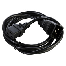 Шнур питания Rem (R-16-CORD-C19-S-1.8) C19-Schuko проводник.:3x1.5мм2 1.8м 250В 16А (упак.:1шт) черн