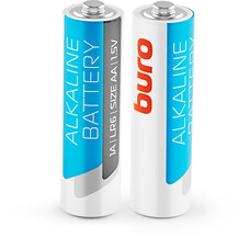 AA Батарейка Buro Alkaline LR6, 2 шт.