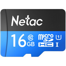 Карта памяти microSDHC UHS-I U1 NETAC P500 16 ГБ, 80 МБ/с, Class 10, NT02P500STN-016G-S, 1 шт.