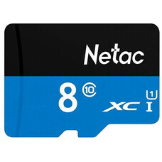 Флеш карта microSDHC 8Gb Class10 Netac NT02P500STN-008G-S P500