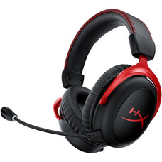 Гарнитура игровая HYPERX Cloud II (CL002), для компьютера, мониторные, радио, черный / красный [4p5k4aa]