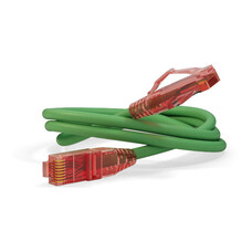 Патч-корд Hyperline PC-LPM-UTP-RJ45-RJ45-C5e-0.15M-LSZH-GN, вилка RJ-45, вилка RJ-45, кат.5E, LSZH, 0.15м, зеленый