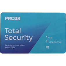 Антивирус PRO32 Total Security 1 устр 1 год Новая лицензия Card [pro32-pts-ns(3card)-1-1]
