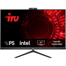 Моноблок iRU Office 27IH5PA, 27", Intel Core i3 10105, 8ГБ, 256ГБ SSD, Intel UHD Graphics 630, Free DOS, черный [1866071]