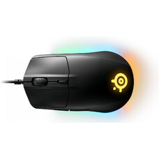 Мышь SteelSeries Rival 3, игровая, оптическая, проводная, USB, черный [62513]