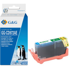 Картридж струйный G&G GG-CD972AE голубой (14.6мл) для HP Officejet 6000/6000Wireless/6500/6500Wireless