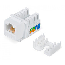 Модуль WRline (WR-KJ-RJ45-C5E-90) информ. KeystoneRJ45 1 кат.5E UTP бел. (упак.:1шт)