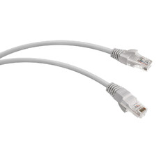 Патч-корд WRLINE вилка RJ-45, вилка RJ-45, кат.5E, LSZH, 0.3м, серый [wr-pc-rj45-utp-5e-0.3-gy]