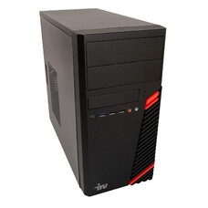 Компьютер iRU Home 310H6SM, Intel Pentium Gold G7400, DDR4 8ГБ, 256ГБ(SSD), Intel UHD Graphics 710, Free DOS, черный [1900970]