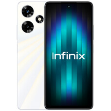 Смартфон Infinix X6831 Hot 30 128Gb 4Gb белый моноблок 3G 4G 2Sim 6.78" 1080x2460 Android 13 50Mpix 802.11 a/b/g/n/ac NFC GPS GSM900/1800 GSM1900 TouchSc FM microSD max1024Gb