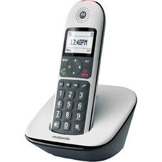 Радиотелефон Motorola CD5001, черный и белый [107cd5001white]