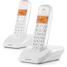 Радиотелефон Motorola S1202, белый [107s1202white]