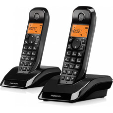Радиотелефон Motorola S1202, черный [107s1202black]