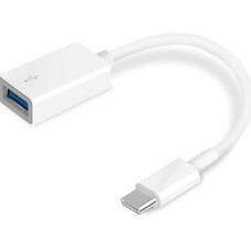 Переходник USB TP-LINK UC400, USB Type-C (m) (прямой) - USB 3.0 A(f) (прямой), 0.1м, белый