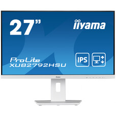 Монитор Iiyama 27" ProLite XUB2792HSU-W5 белый IPS LED 4ms 16:9 HDMI M/M матовая HAS Piv 1200:1 250cd 178гр/178гр 1920x1080 VGA DP FHD USB 9.4кг
