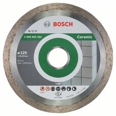 Алмазный диск BOSCH Standard for Ceramic, по керамике, 125мм, 1.6мм, 22.23мм [2608602202]