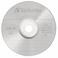 Оптический диск CD-R VERBATIM 700Мб 52x, 10шт., jewel case [43327]