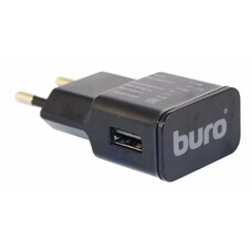 Сетевое зарядное устройство Buro TJ-159b, USB-A, 10.5Вт, 2.1A, черный
