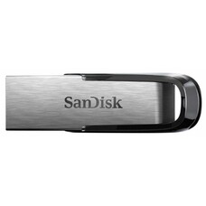 Флешка USB SANDISK Cruzer Ultra Flair 16Гб, USB3.0, серебристый и черный [sdcz73-016g-g46]