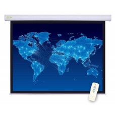 Экран Cactus Motoscreen CS-PSM-127X127, 127х127 см, 1:1, настенно-потолочный белый