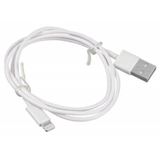 Кабель Buro Lightning (m) - USB (m), 0.8м, 0.8A, белый [bhp lightning 0.8]