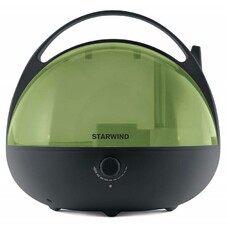 Увлажнитель воздуха ультразвуковой StarWind SHC3415, 4л, черный/зеленый