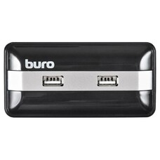 Хаб (разветвитель) Buro BU-HUB7-U2.0, черный