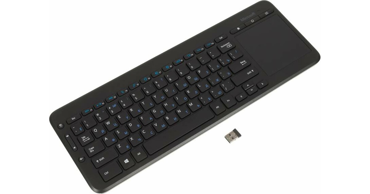 Клавиатура microsoft all in one media. Клавиатура Microsoft n9z-00018. Клавиатура Microsoft all-in-one Media Keyboard Black. Microsoft n9z-00018. Клавиатура с тачпадом Microsoft.