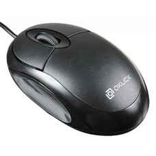 Мышь Oklick 105S, оптическая, проводная, USB, черный [400941]