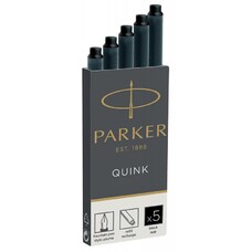 Картридж Parker Quink Ink Z11 (1950382) черные чернила для ручек перьевых (5шт)