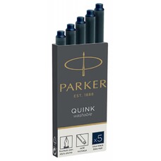 Картридж Parker Quink Ink Z11 (1950385) черный/синие чернила для ручек перьевых (5шт)