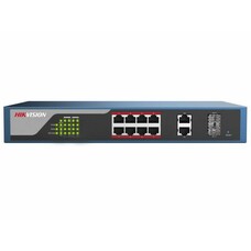 Коммутатор Hikvision DS-3E1310P-E 8xPOE