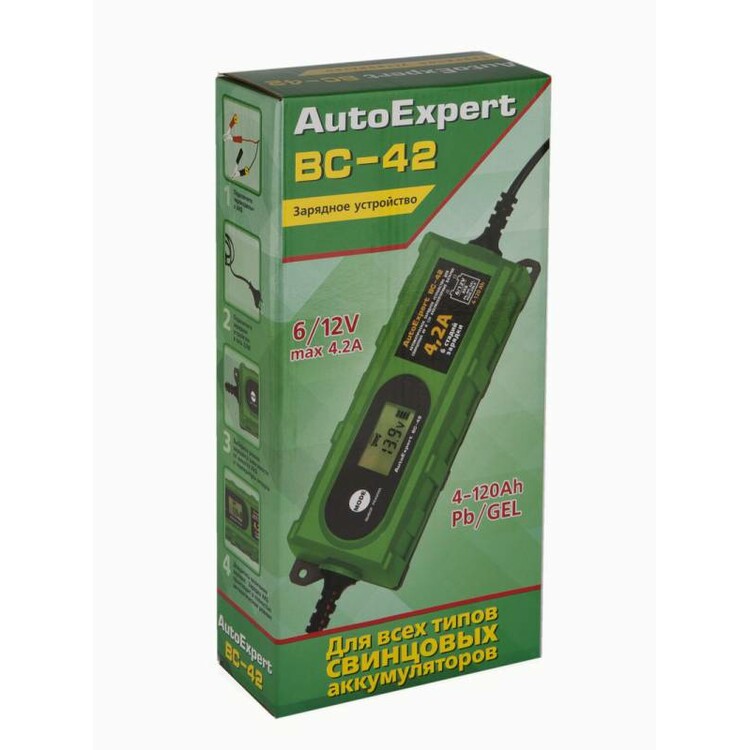 Зарядное устройство autoexpert bc. AUTOEXPERT BC-42.