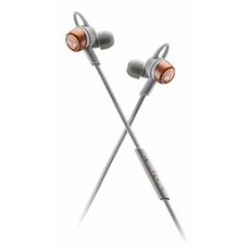 Наушники с микрофоном PLANTRONICS BackBeat Go 3, Bluetooth, вкладыши, белый/оранжевый [204351-05]