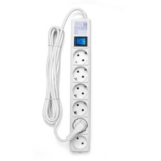 Сетевой фильтр PowerCube SPG(5+1)-16B-5М-WHITE, 5м, белый