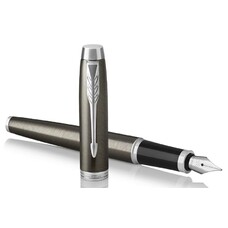 Ручка перьев. Parker IM Core F321 (1931650) Dark Espresso CT F ст.нерж. подар.кор.