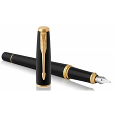 Ручка перьев. Parker Urban Core F309 (1931593) Muted Black GT F ст.нерж. подар.кор.