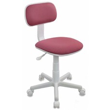 Кресло детское Бюрократ CH-W201NX, на колесиках, ткань, розовый [ch-w201nx/26-31]