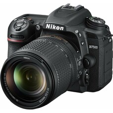 Зеркальный фотоаппарат NIKON D7500 kit ( 18-140mm f/3.5-5.6G VR), черный
