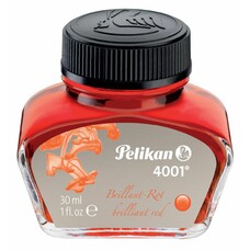 Флакон с чернилами Pelikan INK 4001 78 (PL301036) Brilliant Red чернила красные чернила 30мл для руч